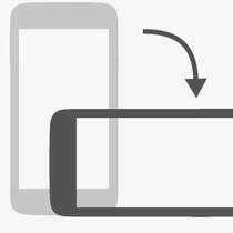Flip to landscape
